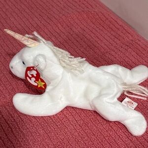 💙2 for $12 TY Beanie Baby Unicorn MYSTIC 1993 with iridescent horn
